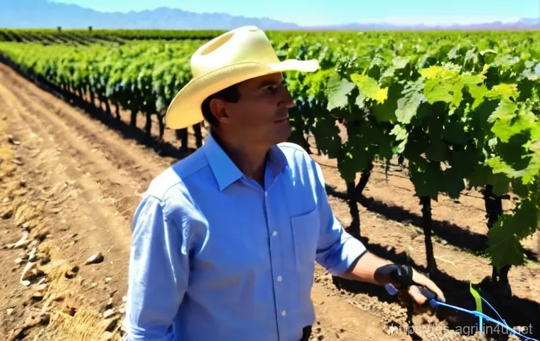 농업 디지털 패러다임 변화 - **Precision Irrigation and Sensors in a Spanish Citrus Grove**
    A vibrant, sun-drenched citrus gr...